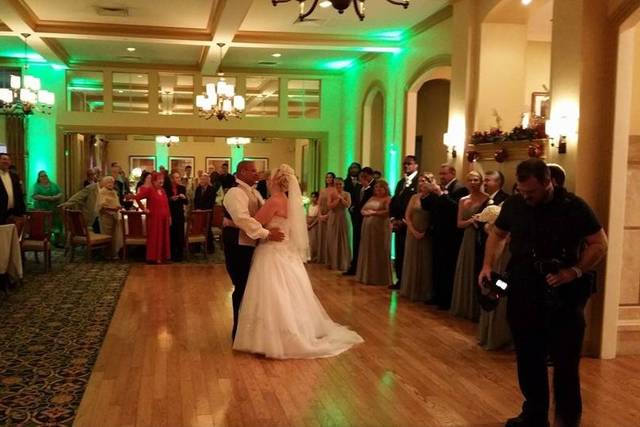 Couple's first dance