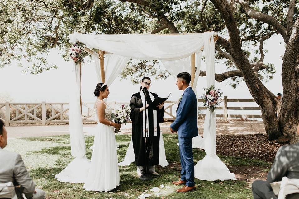 Joining the couple - Photo by Lizztin Photography