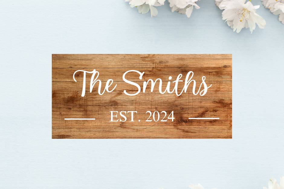 Family Name Sign