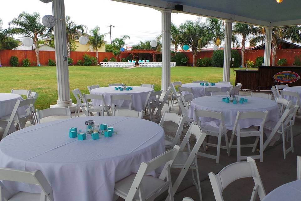 Reception set-up