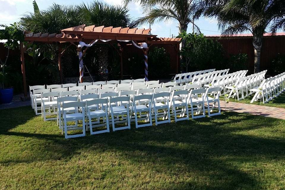 Ceremony set-up