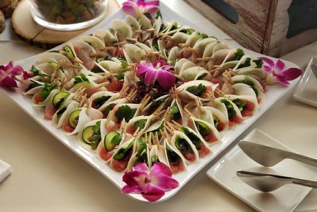 Mini Jicama Tuna Tacos