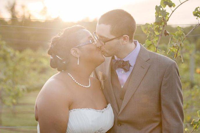 Couple kissing