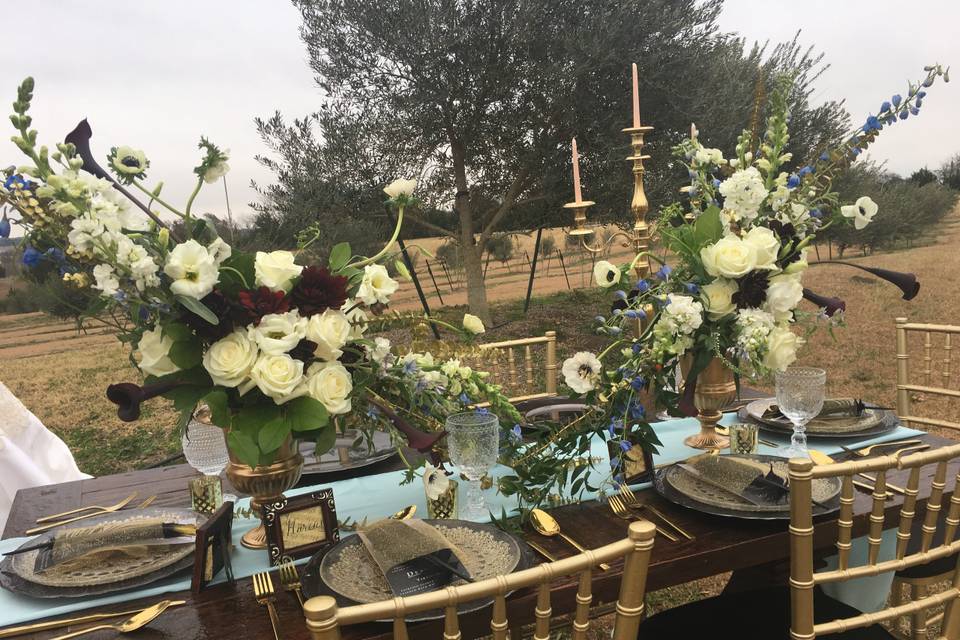 Head table arrangement