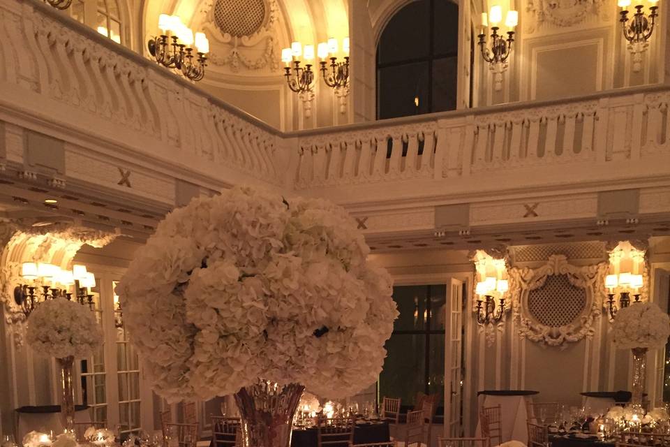 Hydrangeas Centerpiece