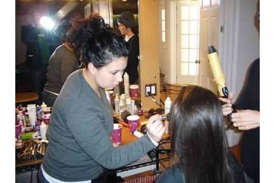 Hair and makeup station