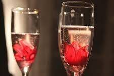 Edible Hibiscus Prosecco