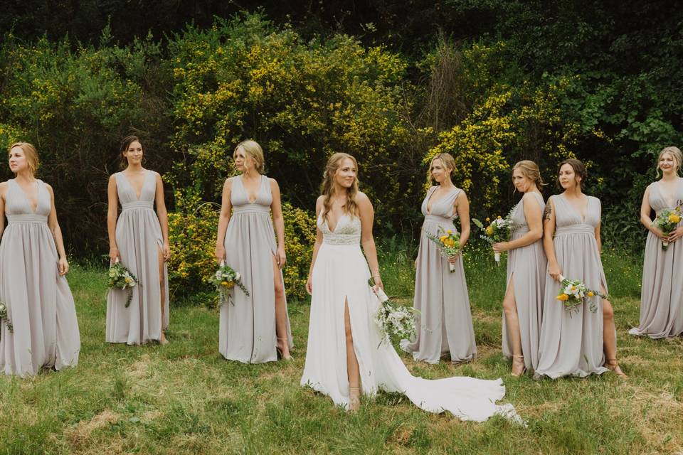 Monterey Wedding: Bridal Party