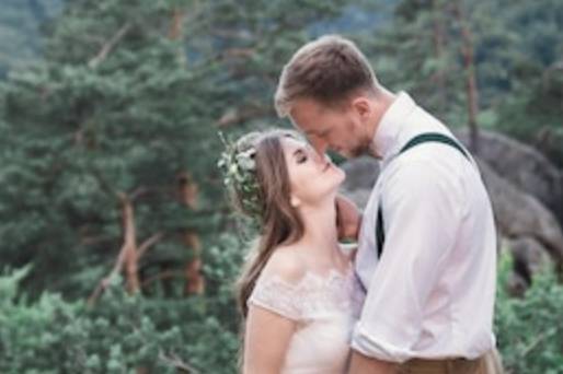 Happy couple in Lake Tahoe