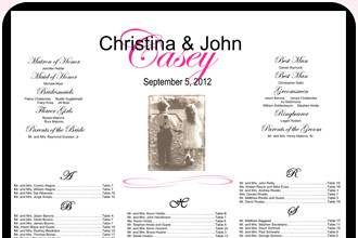 Christina and John's wedding