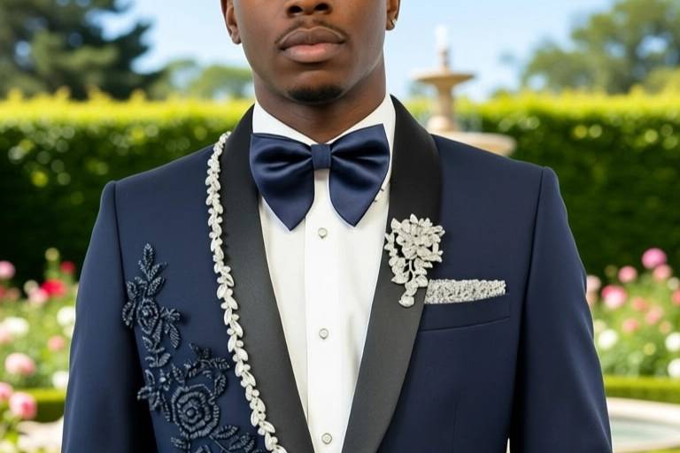 Navy Custom Tuxedo