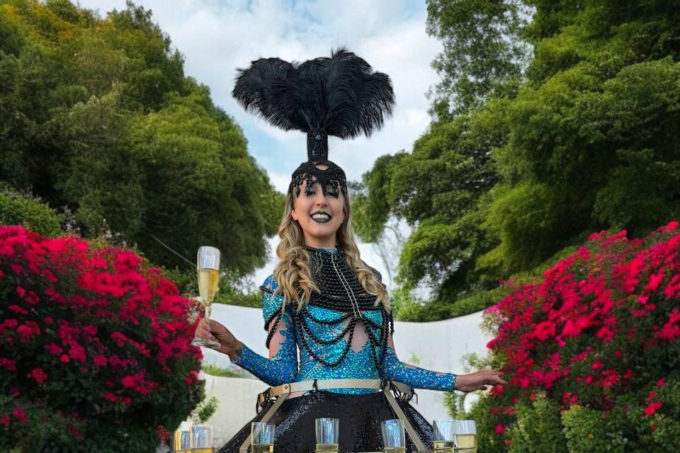 Champagne Skirt Model