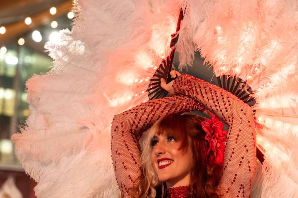 LED Feather Fans Dancer