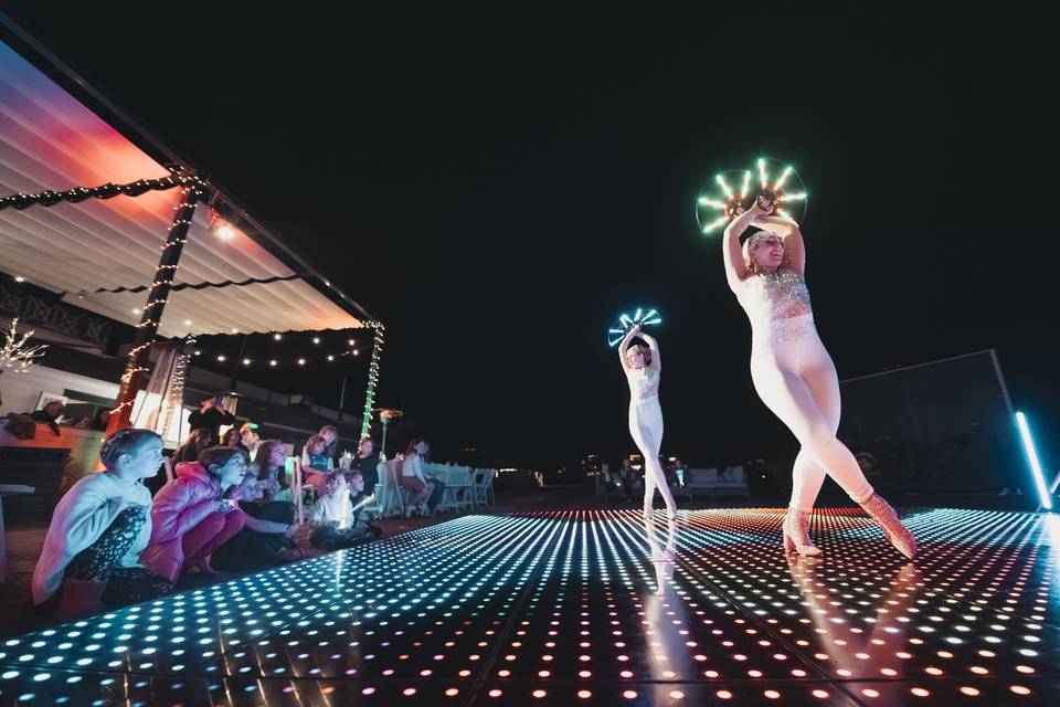 LED Fan Choreography