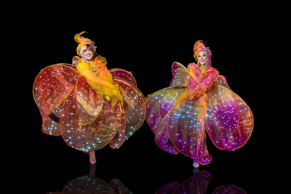 LED Flowers Ground Characters