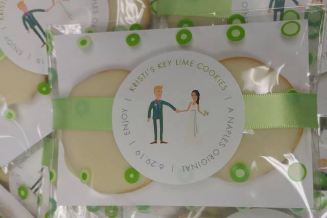 Custom wedding favors