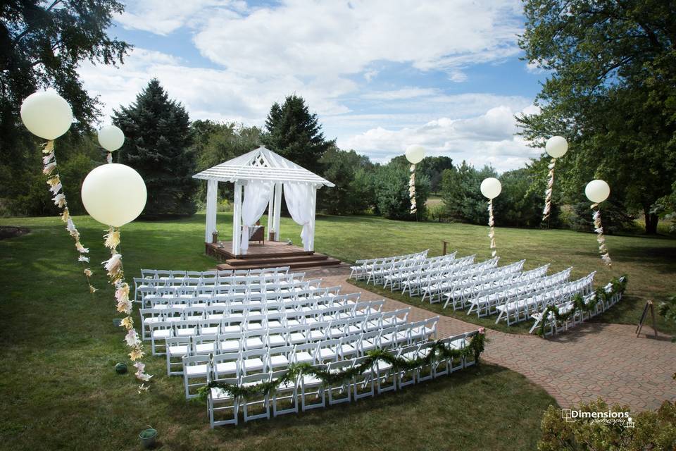 Outdoor wedding Dimensions Photography