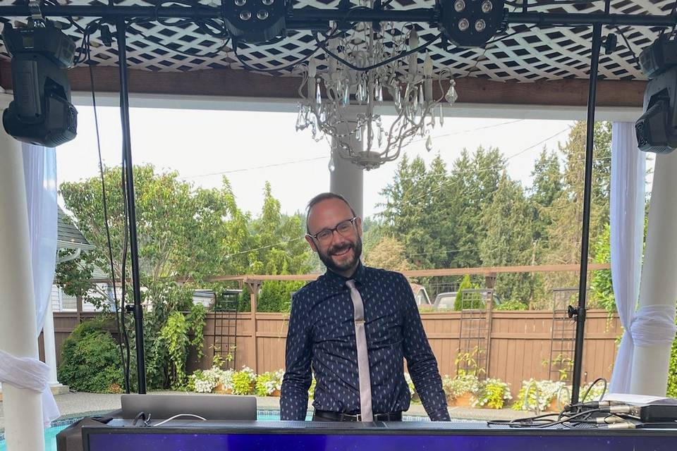 DJing at Orting Manor