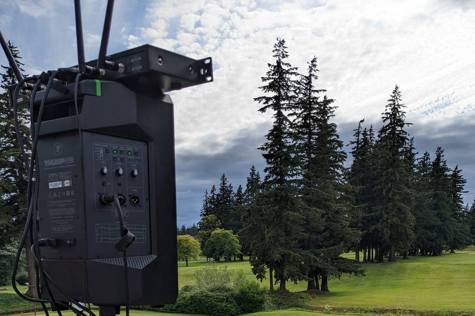 DJ wedding at Bellingham Golf