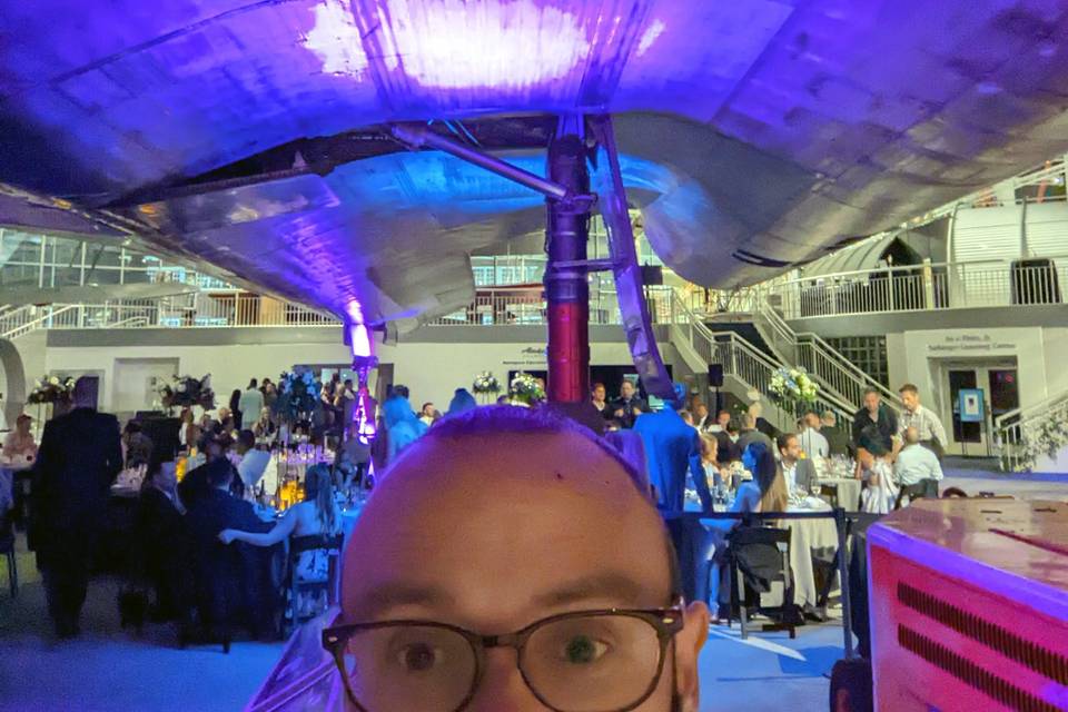 DJing a wedding at The Museum