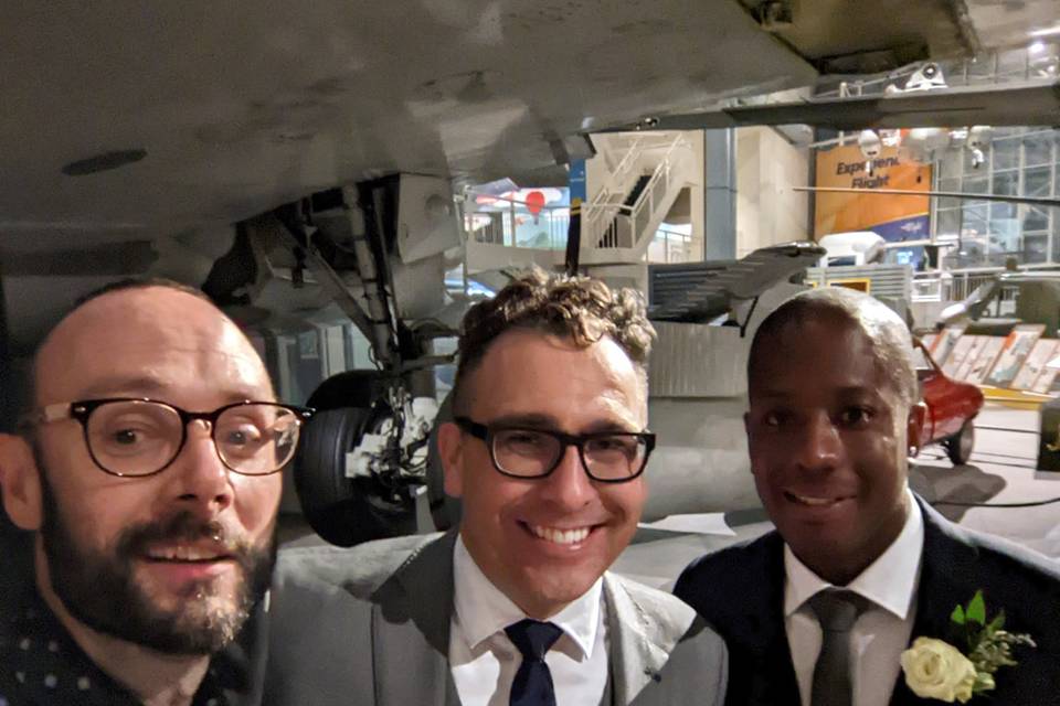 DJing a wedding at The Museum