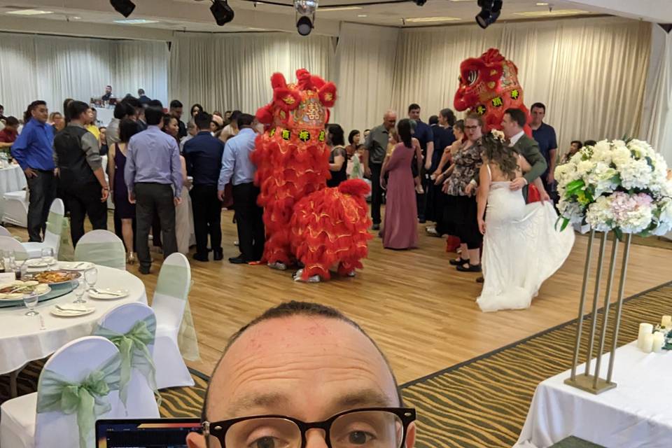 Flux DJ at Ming Palace wedding