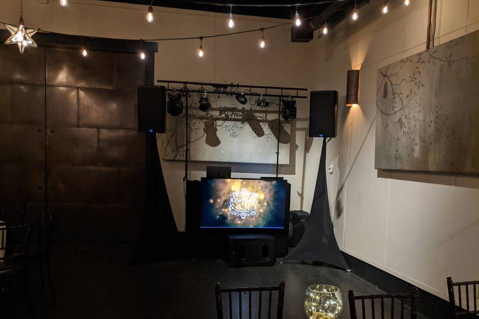 Wedding reception JM Cellars
