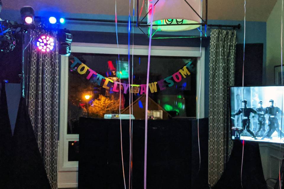 80s themed 40th birthday party