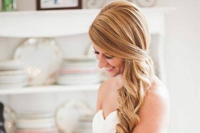 Bridal hairdo