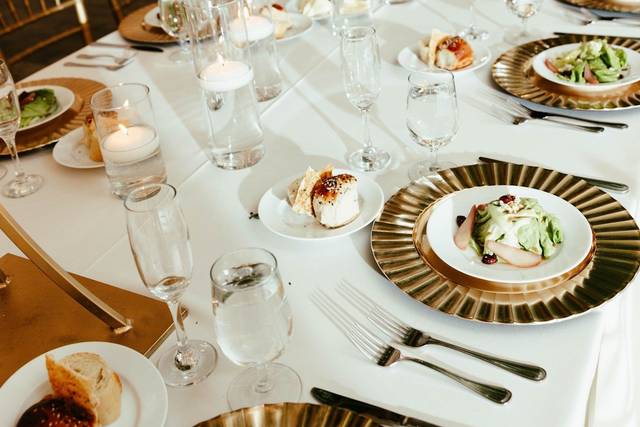 Reception table details