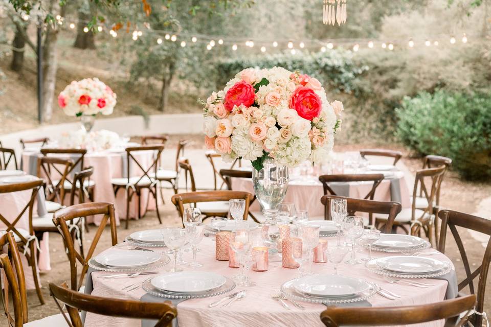 Elevated Peony Centerpiece