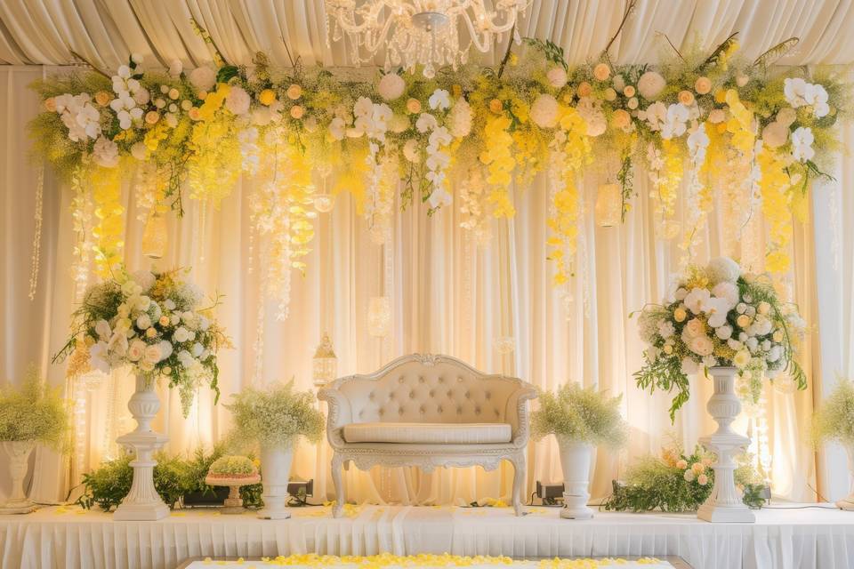 Couple Throne Decor