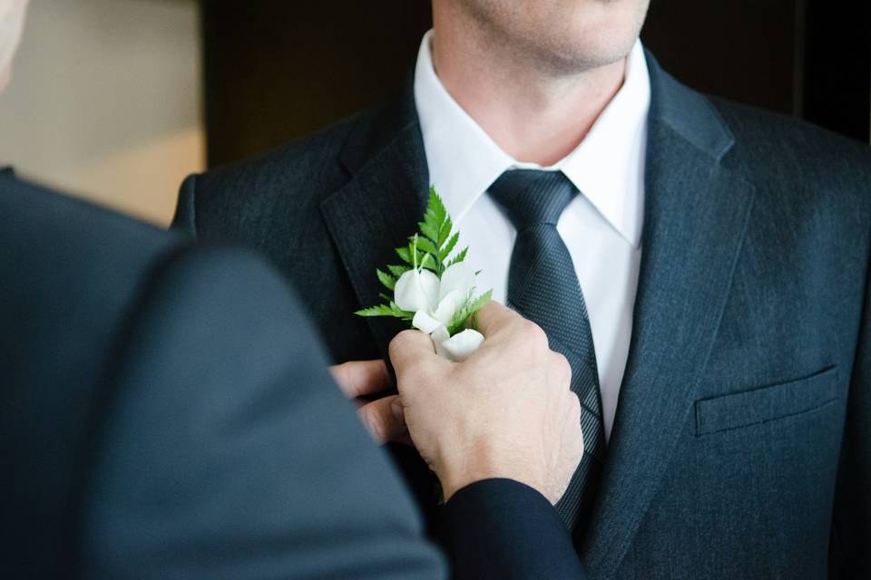 Groom Boutonniere