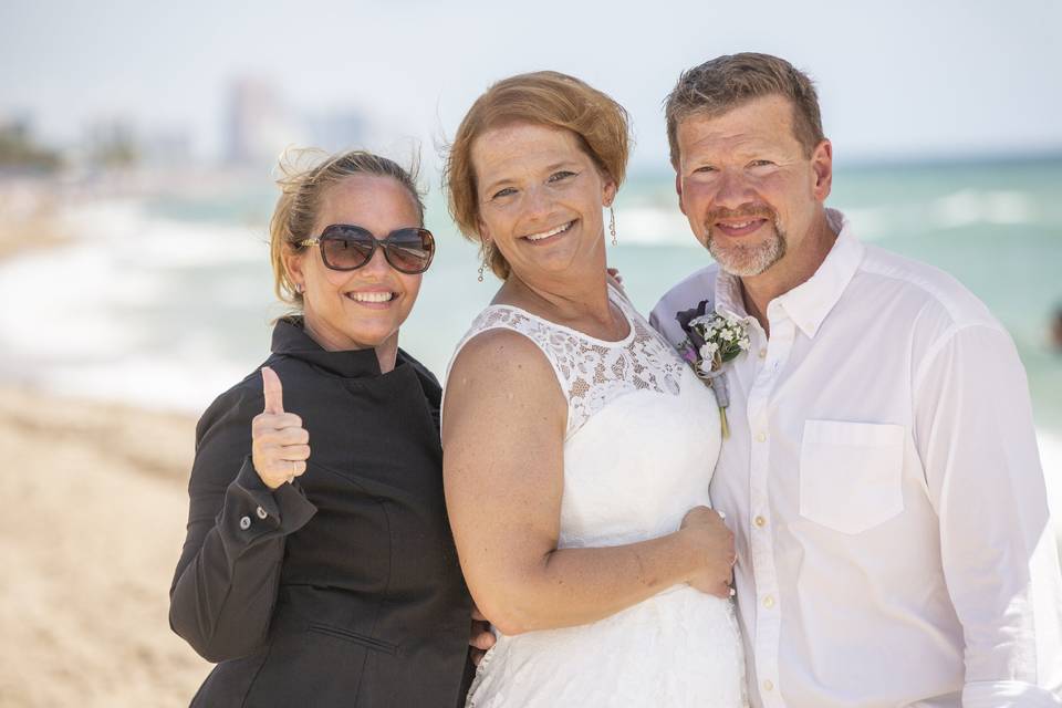 Beach wedding