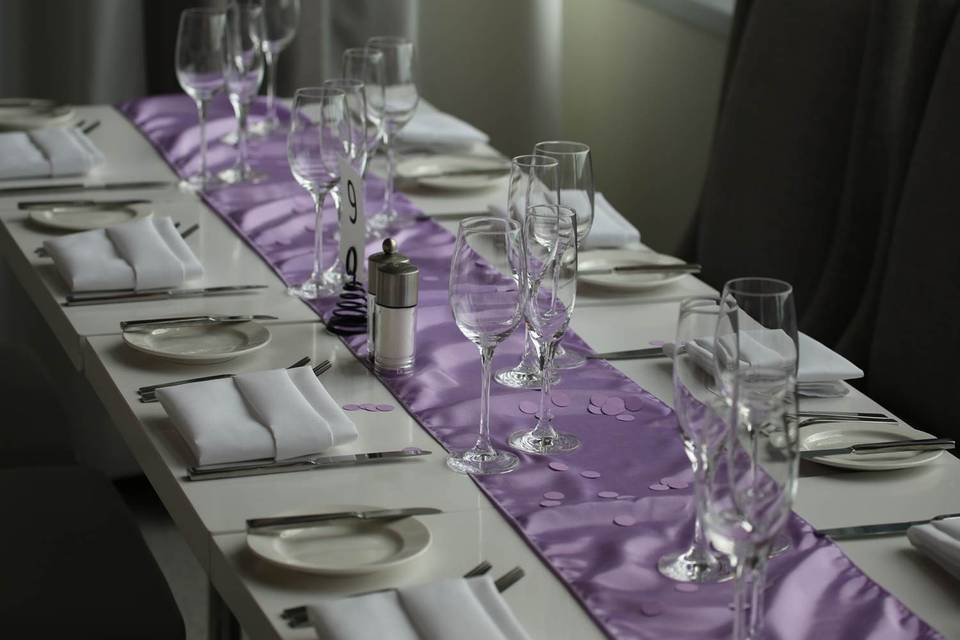 Purple linen