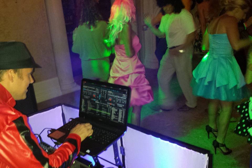 DJ area