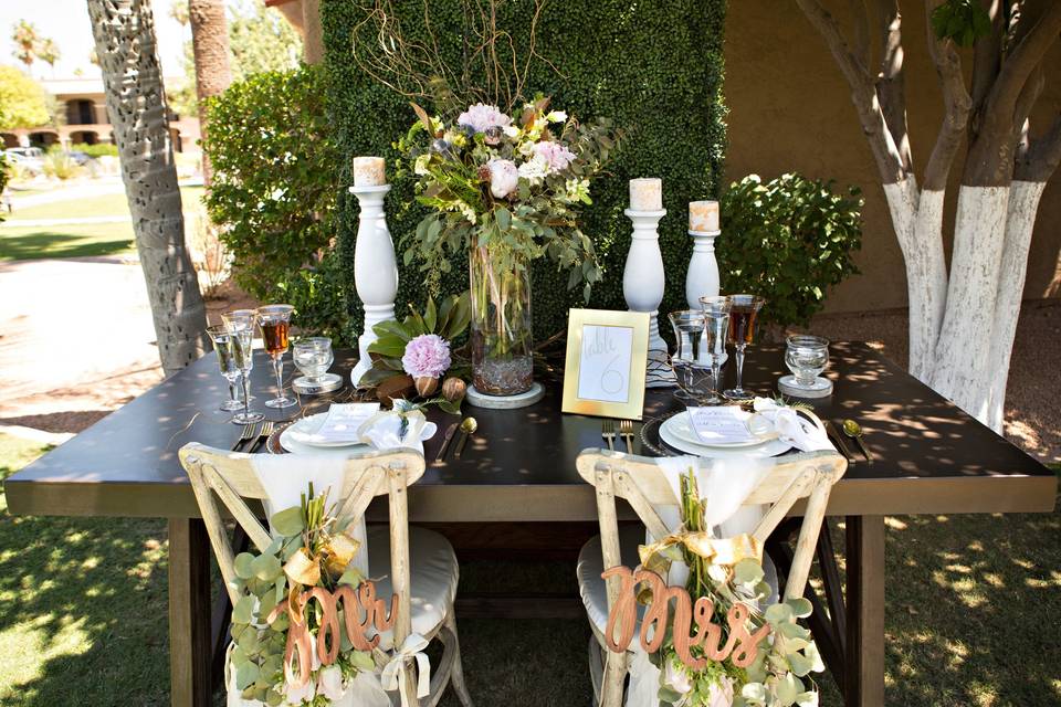 We create stunning tablescapes