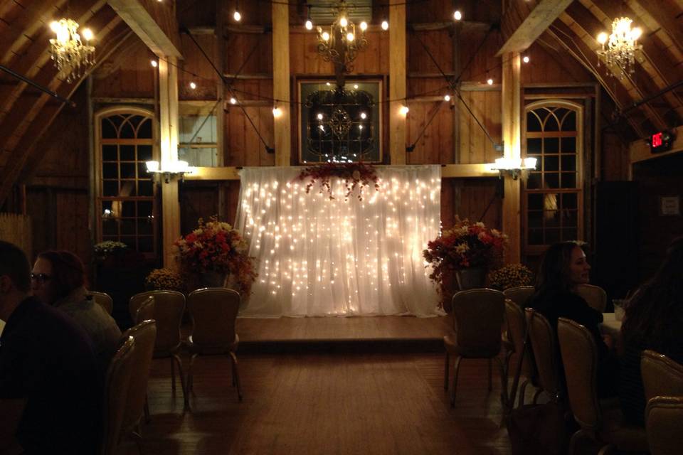 Indoor Wedding setup