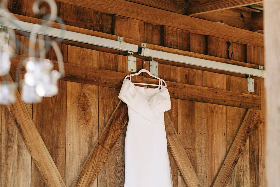 Bridal gown at Rasberry Greene