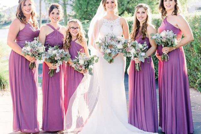 Coordinating bouquets