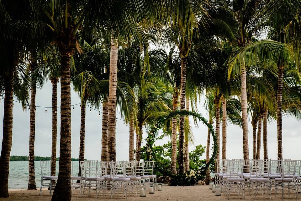 The Dunes Ceremony Set Up