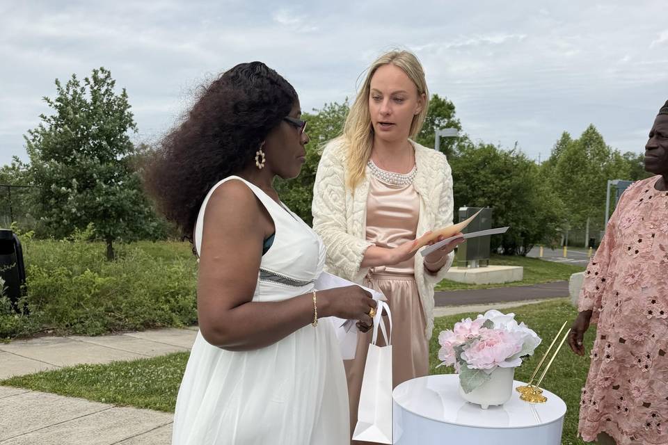 Beautiful ceremony