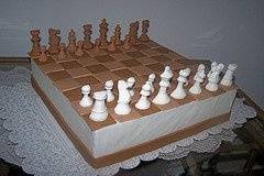 Chess Game Cake