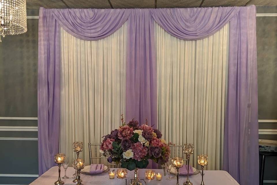 Sweetheart table