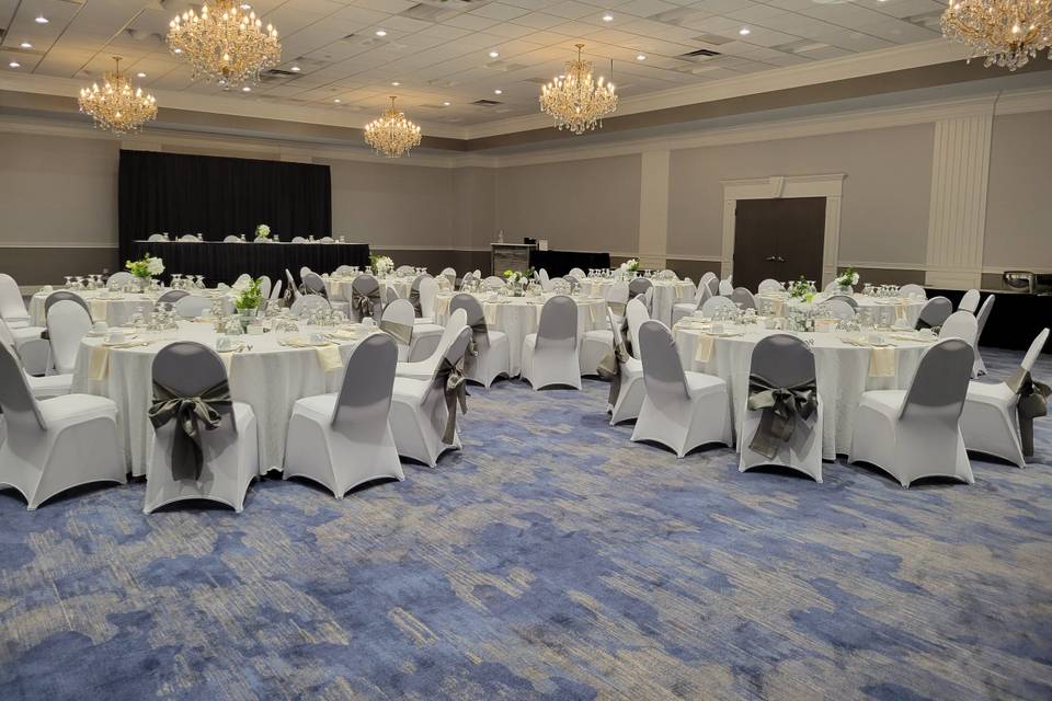 White and Silver Reception