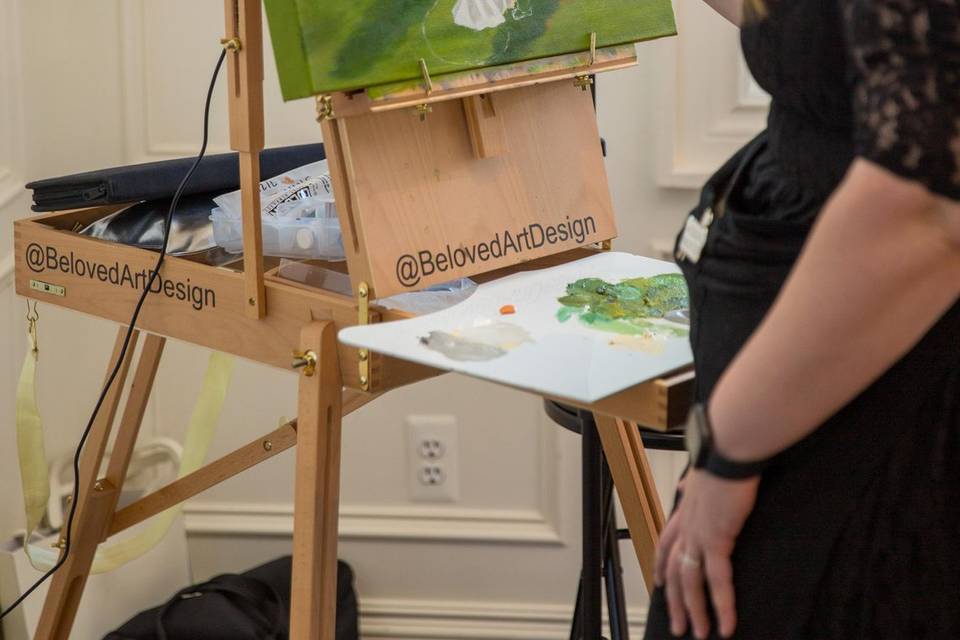 Michigan Live Wedding Painter