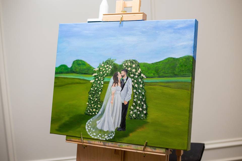 Michigan Live Wedding Painter