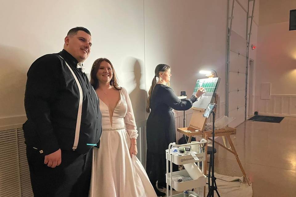 Live Wedding Painter