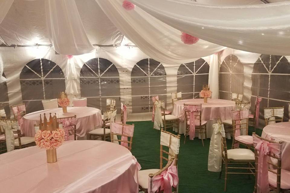 Pretty in pink linens
