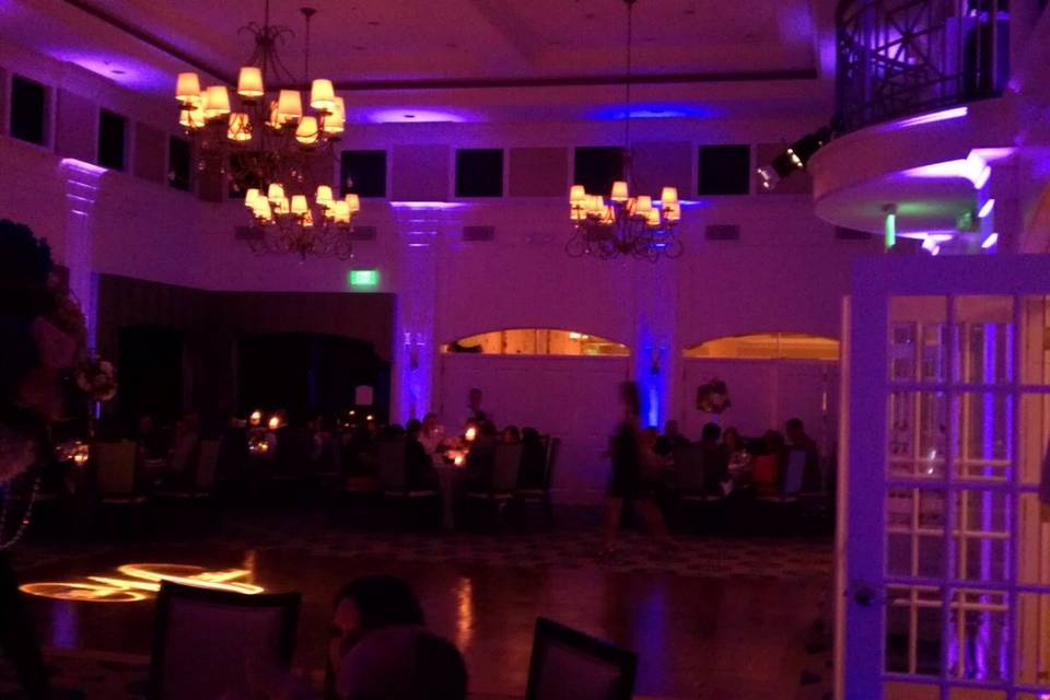 Reception dance floor